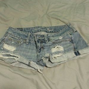 SALE Womens ae denim shorts