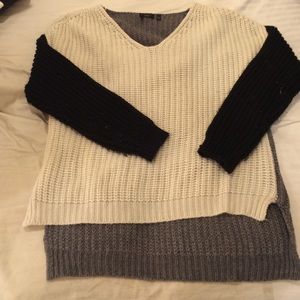 Color block sweater