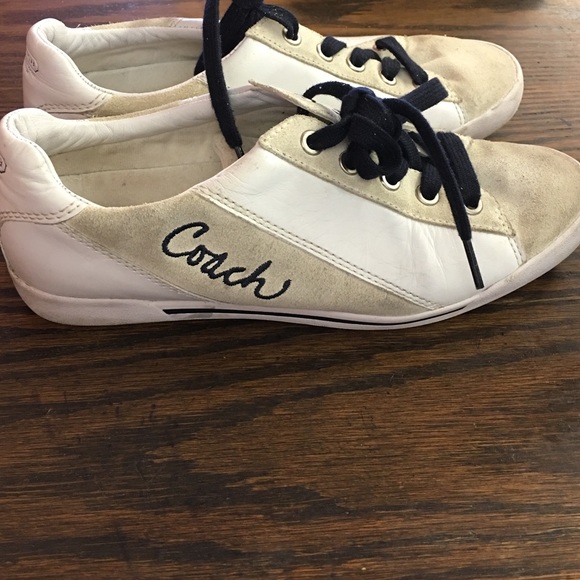 🚫SOLD🚫Coach leather and suede sneakers