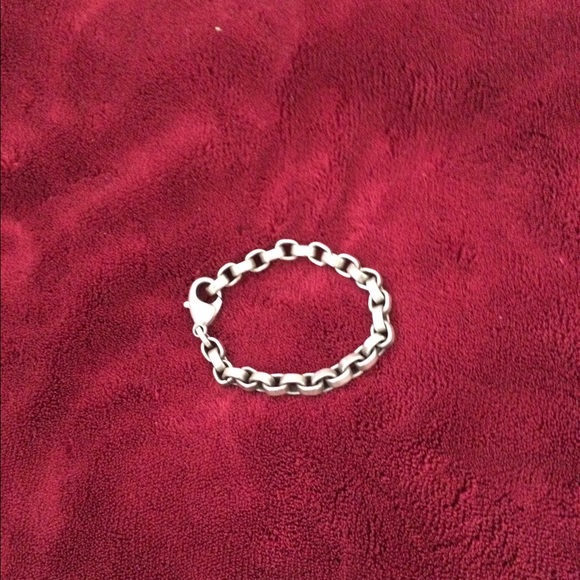 Sterling silver chunky bracelet