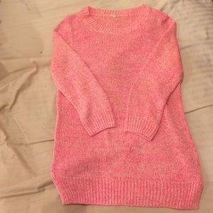 Pink sweater