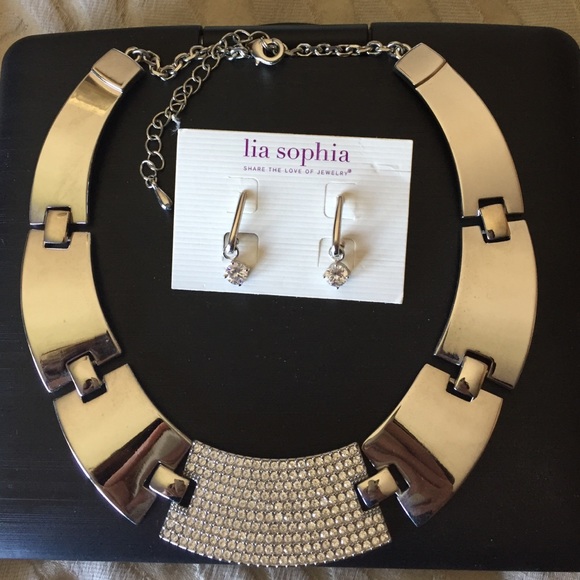 Lia Sophia necklaces with earrings