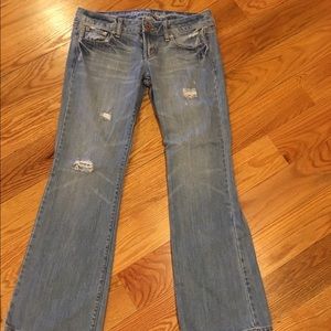American eagle artist jeans distressed size 4S