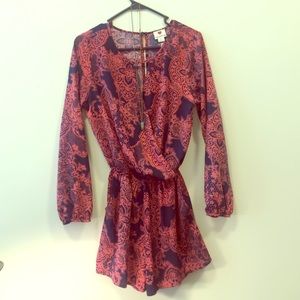 FRIDAY SALE-Long sleeve Springtime Romper