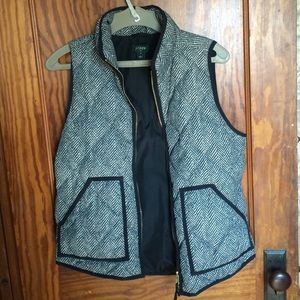 J. Crew herringbone vest