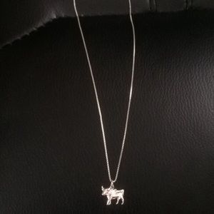 Bull Sterling Silver Necklace