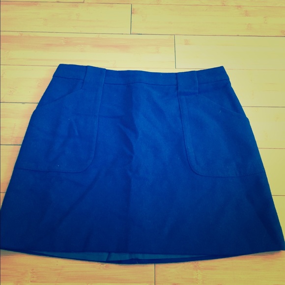 Blue J Crew skirt