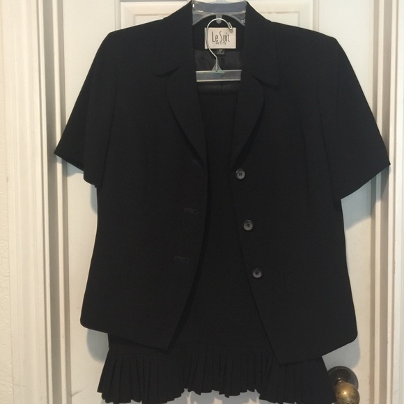 Black Blazer and skirt