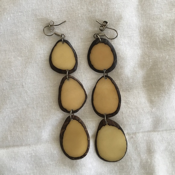 African Seed earrings