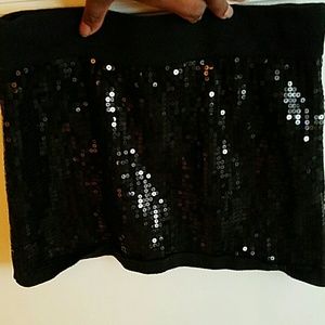 Sequin mini skirt