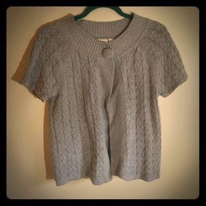 Gray-knit cover up