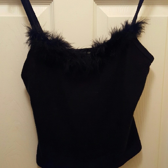 SELLING4MOM! Black Sweater Tank