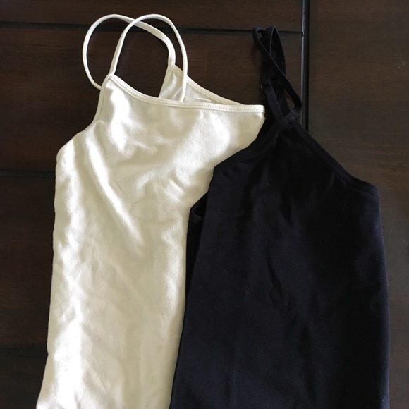 Cream and black cami bundle