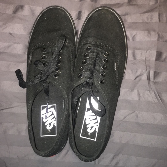 All black vans