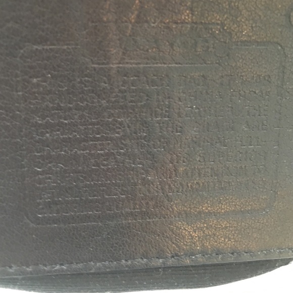 Black Coach Crossbody purse with charm - Picture 3 of 4