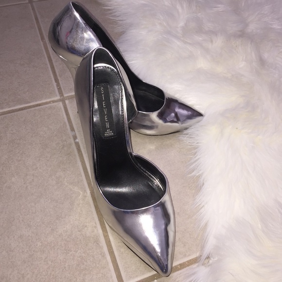 Silver high Heels