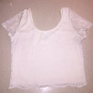 Lace Crop top never worn - American Rag