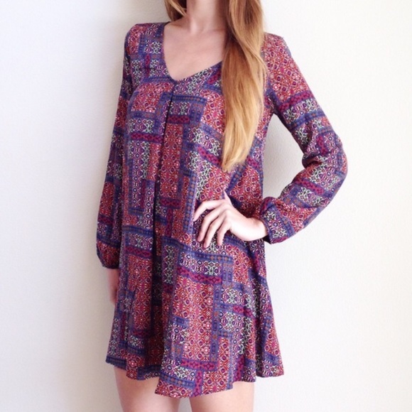 LAST ITEM patterned shift dress - Picture 2 of 4