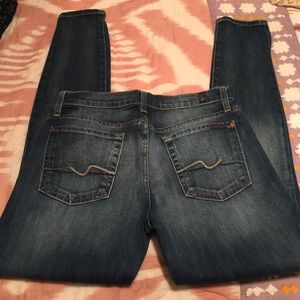 NWOT 7 for all mankind "gwenevere" jeans size 28