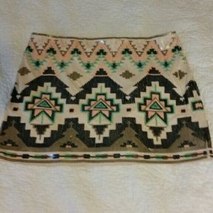 Express Sequin Skirt
