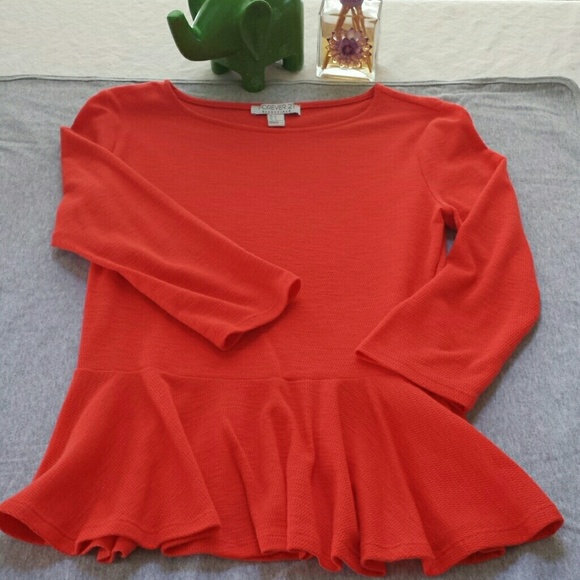 FOREVER 21 Orange Top