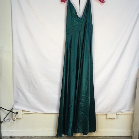 Twin Sister Grand Entrance Satin Maxi Dress - Dark Romance | Dark ...