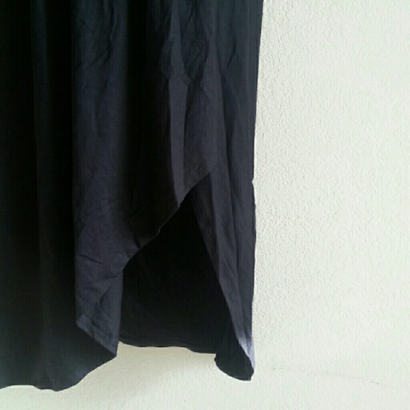 1 LEFT! NWT ASHLEY STEWART Black Split Skirt - Picture 3 of 3