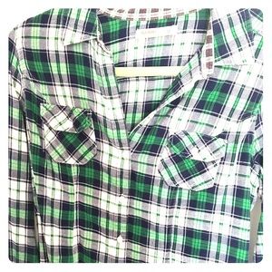Green Plaid shirt