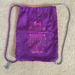 Under armour draw string backpack