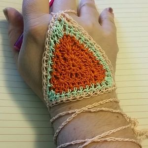 Triangle Multicolored Barefoot Sandals