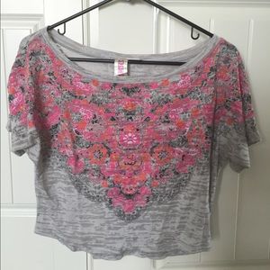 Bohemian summer crop top