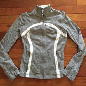 Lululemon gray/white jacket