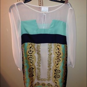 Donna Morgan printed dress