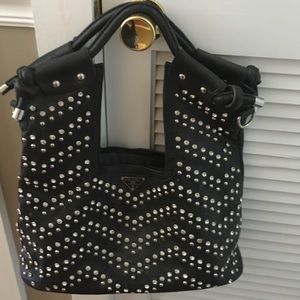 Studded handbag