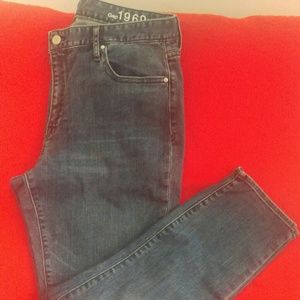 High rise skinny jeans
