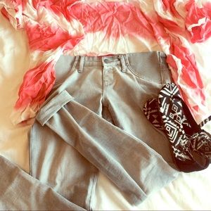 *maternity* Grey Rockstar Jeans