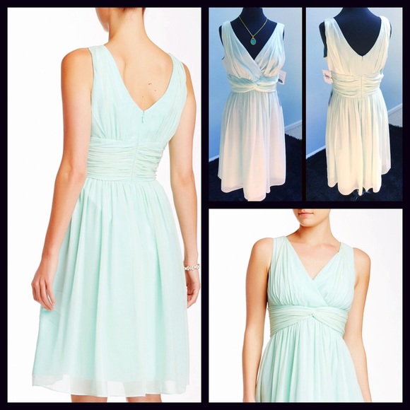 ❗️1-HOUR SALE❗️Donna Morgan Chiffon Short Dress - Picture 4 of 4