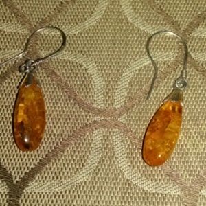Amber earings