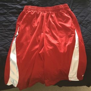 Red Nike Basketball Shorts