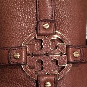 DESIGNER KNEE HIGH BOOTS TORY BURCH SZ7.5 LEATHER