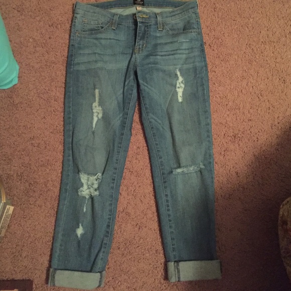 Just Black distressed skinny jeans