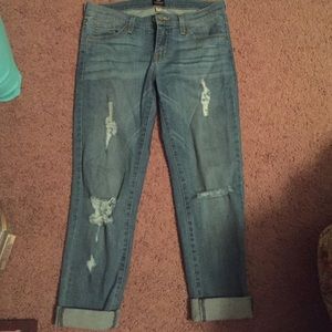 Just Black distressed skinny jeans