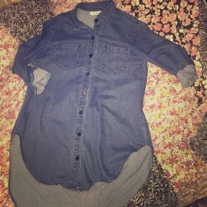 Blue Jean Hi-Lo Dress