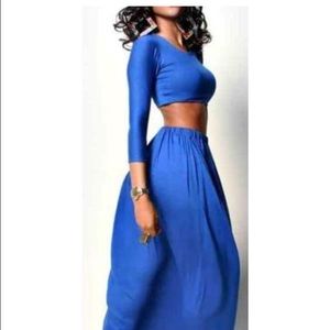 Crop top set