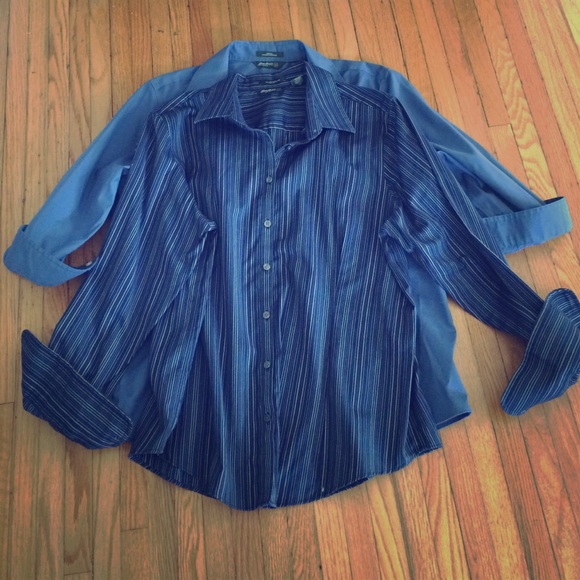 Bundle 2 XL Eddie Bauer button downs EUC