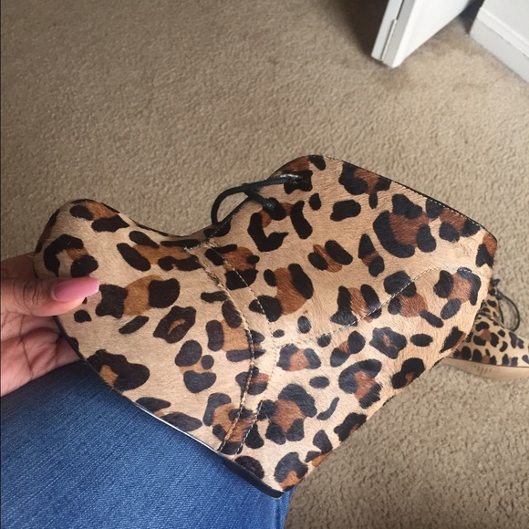 Cheetah print wedges - Picture 1 of 4