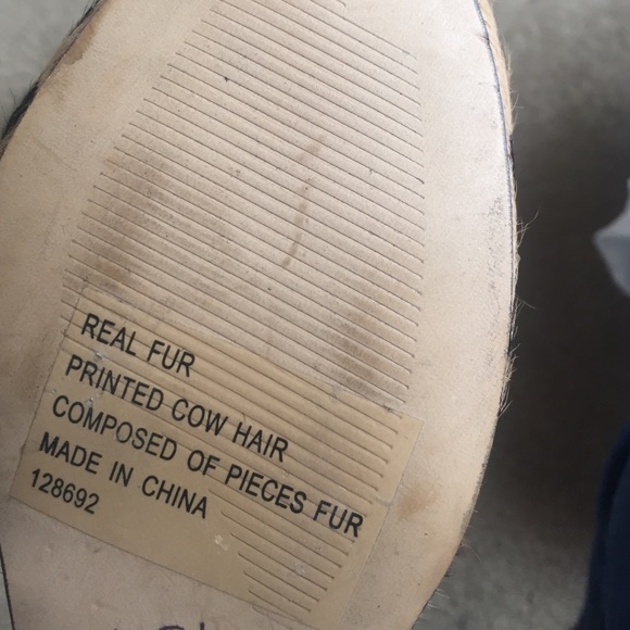 Cheetah print wedges - Picture 4 of 4