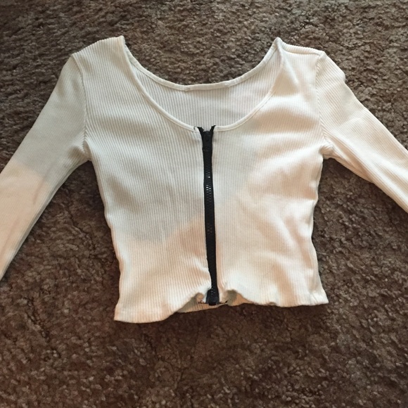 White forever 21 crop top