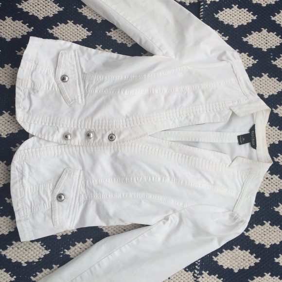 White jean jacket
