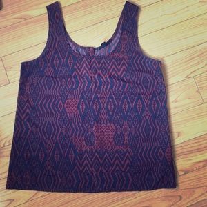 SOLD! Silk tank top.